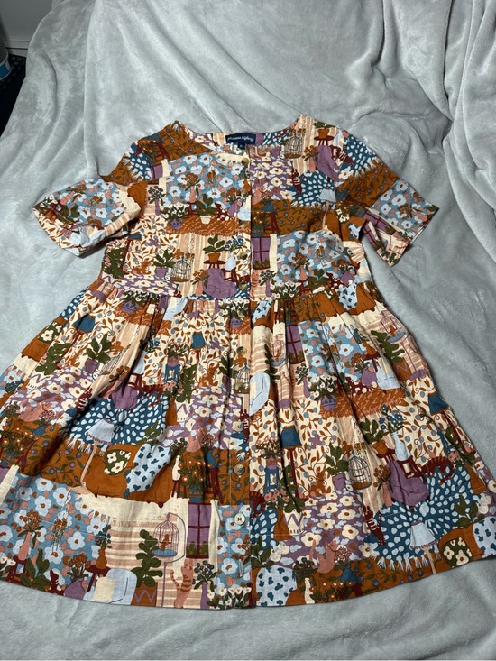 Princess Highway Dresses & Skirts - (Altered) Princess Highway cat print smock dress